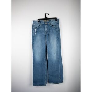 BKE Tyler Bootleg Medium Wash Stretch Denim Blue Jeans Men's Sz 32x32 distressed